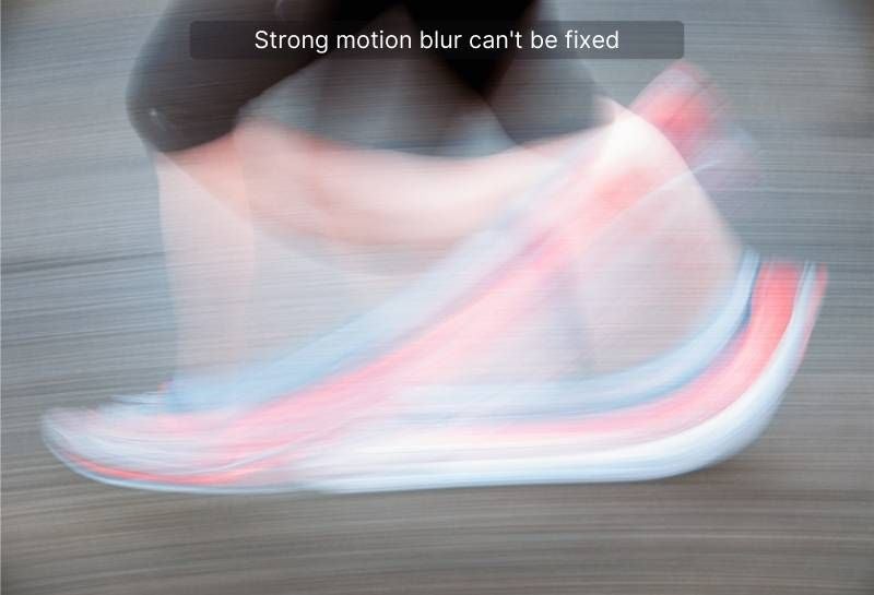 Image with motion blur