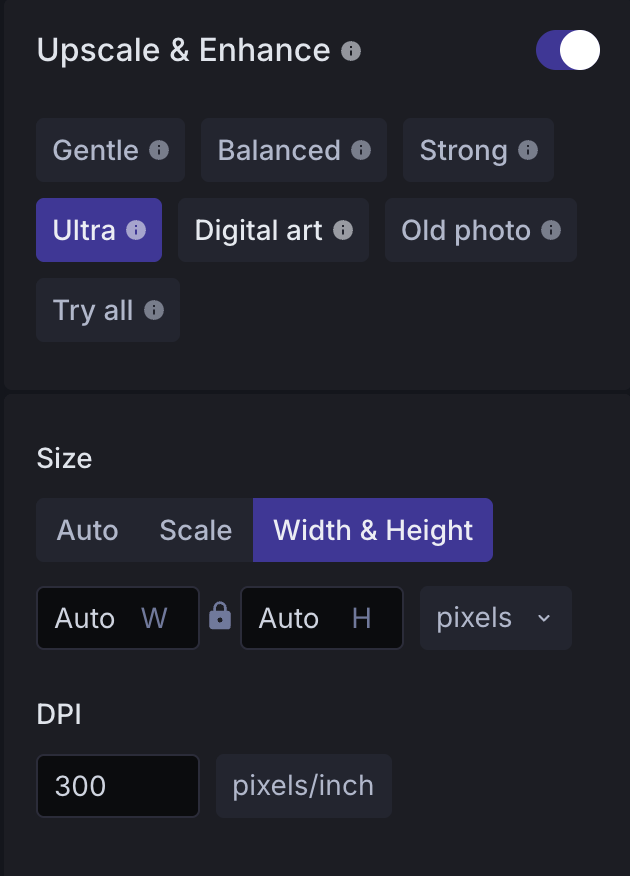 How to increase the DPI for sharp, scalable images in 2025