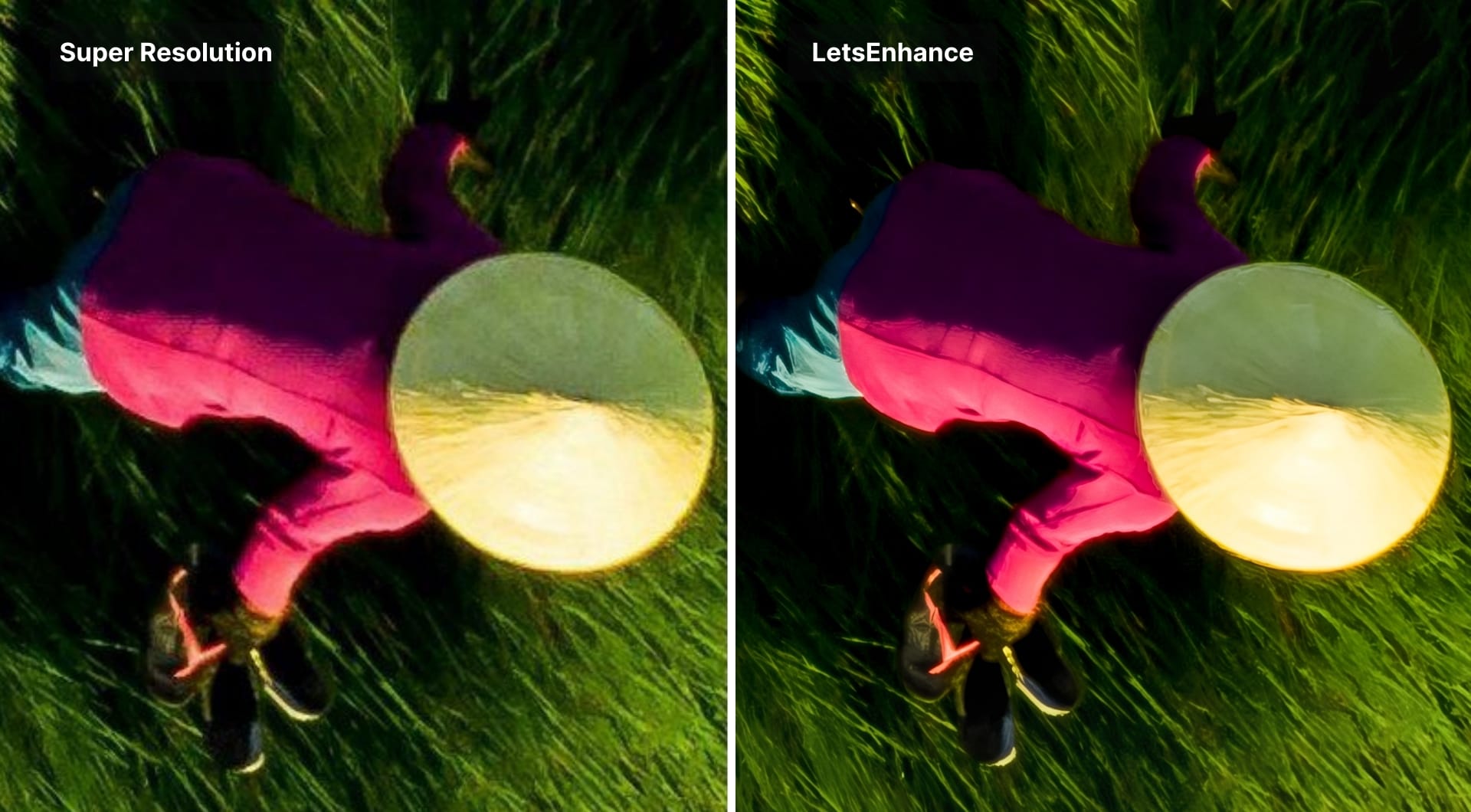 Upscaled version of the print image