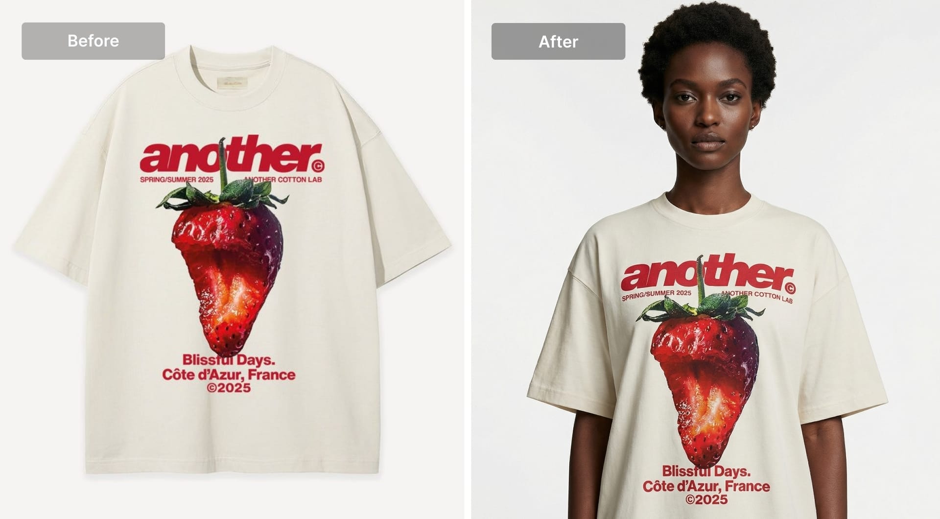 Image generation using Claid.ai AI Fashion Models feature