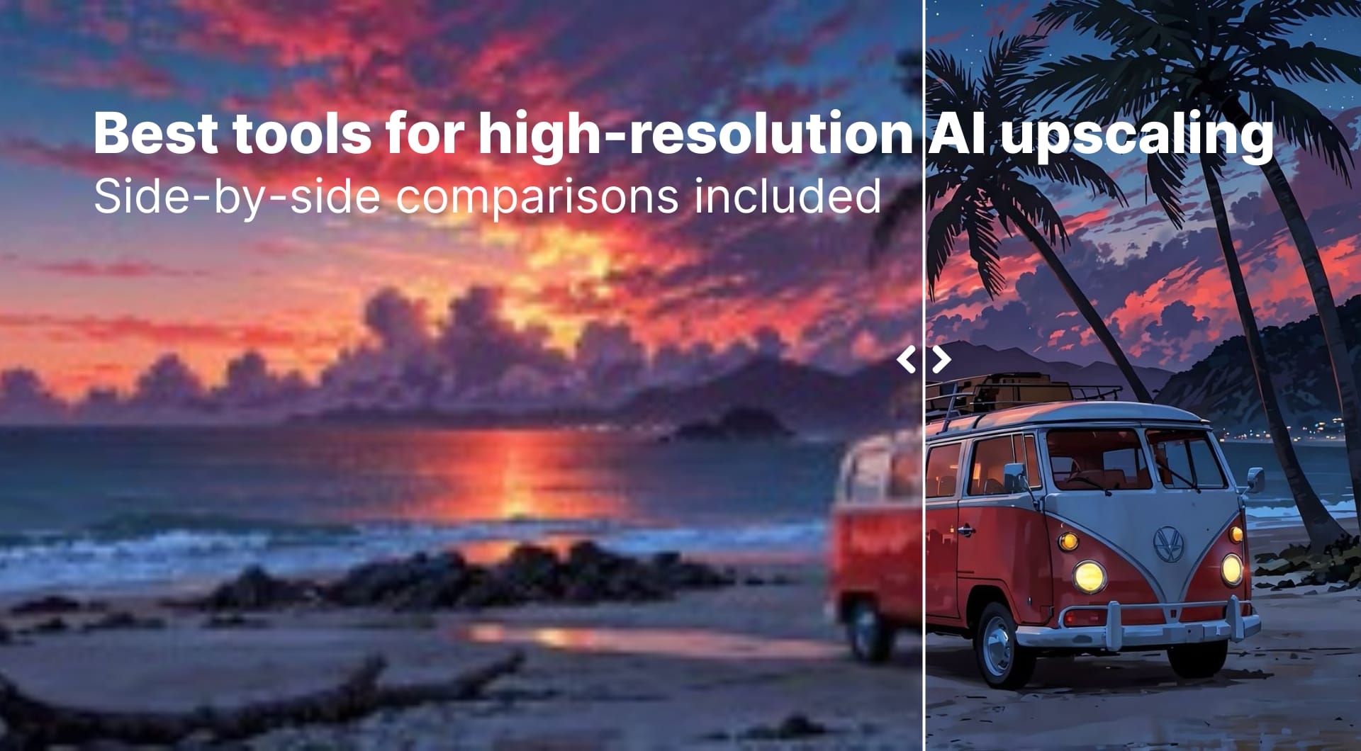 Best 5 AI image upscalers for printing, art, and professional workflows