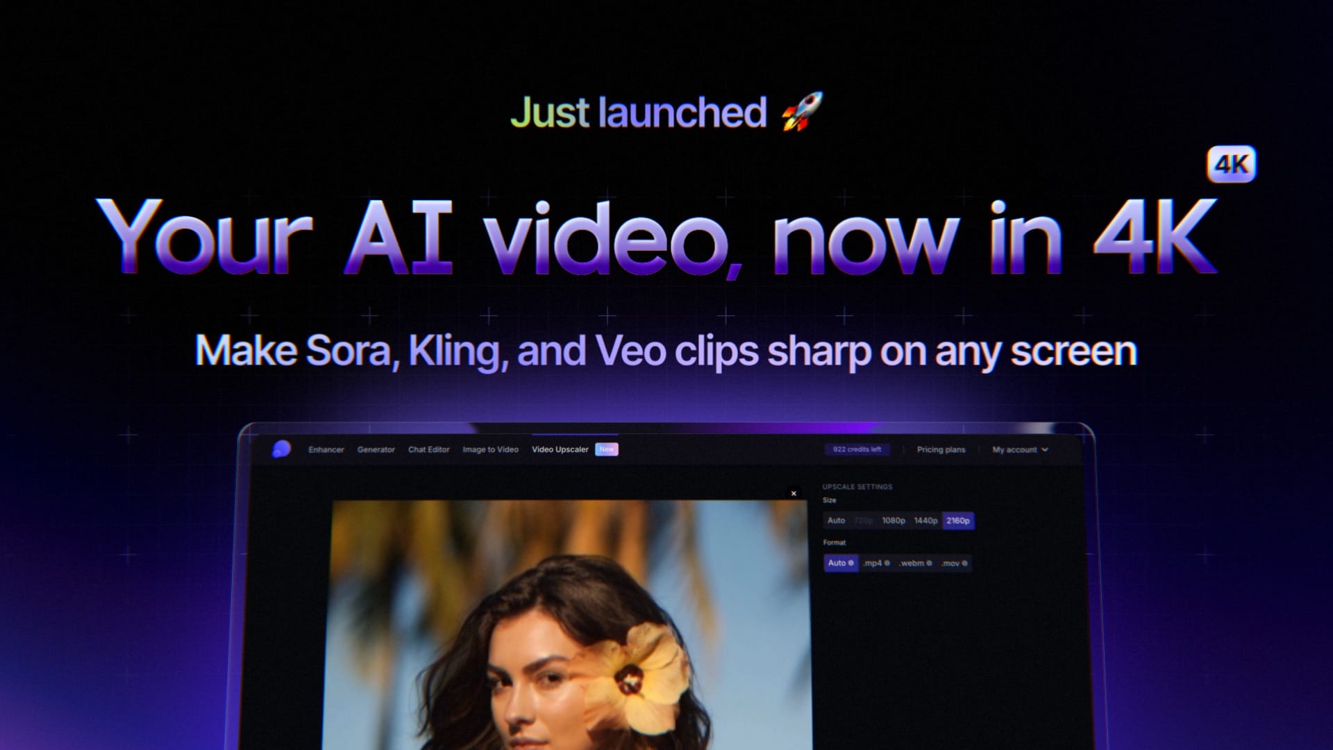 LetsEnhance Video Upscaler: bring your AI video to 4K