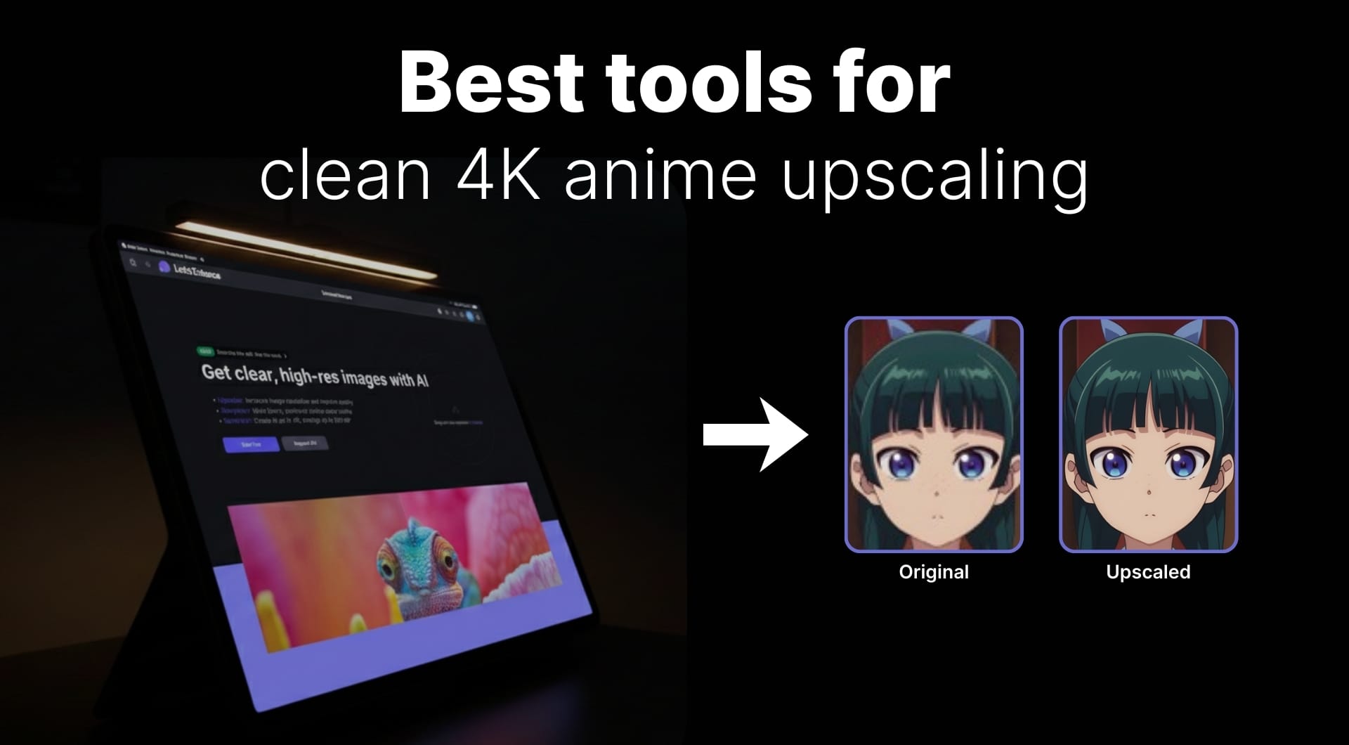 Best AI anime image upscalers for 4K anime art in 2026