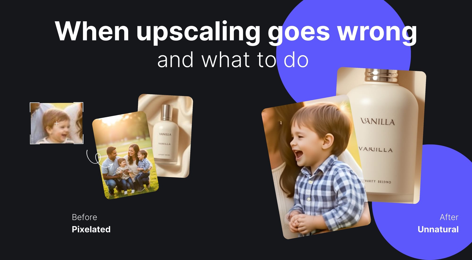 When AI upscaling makes images worse