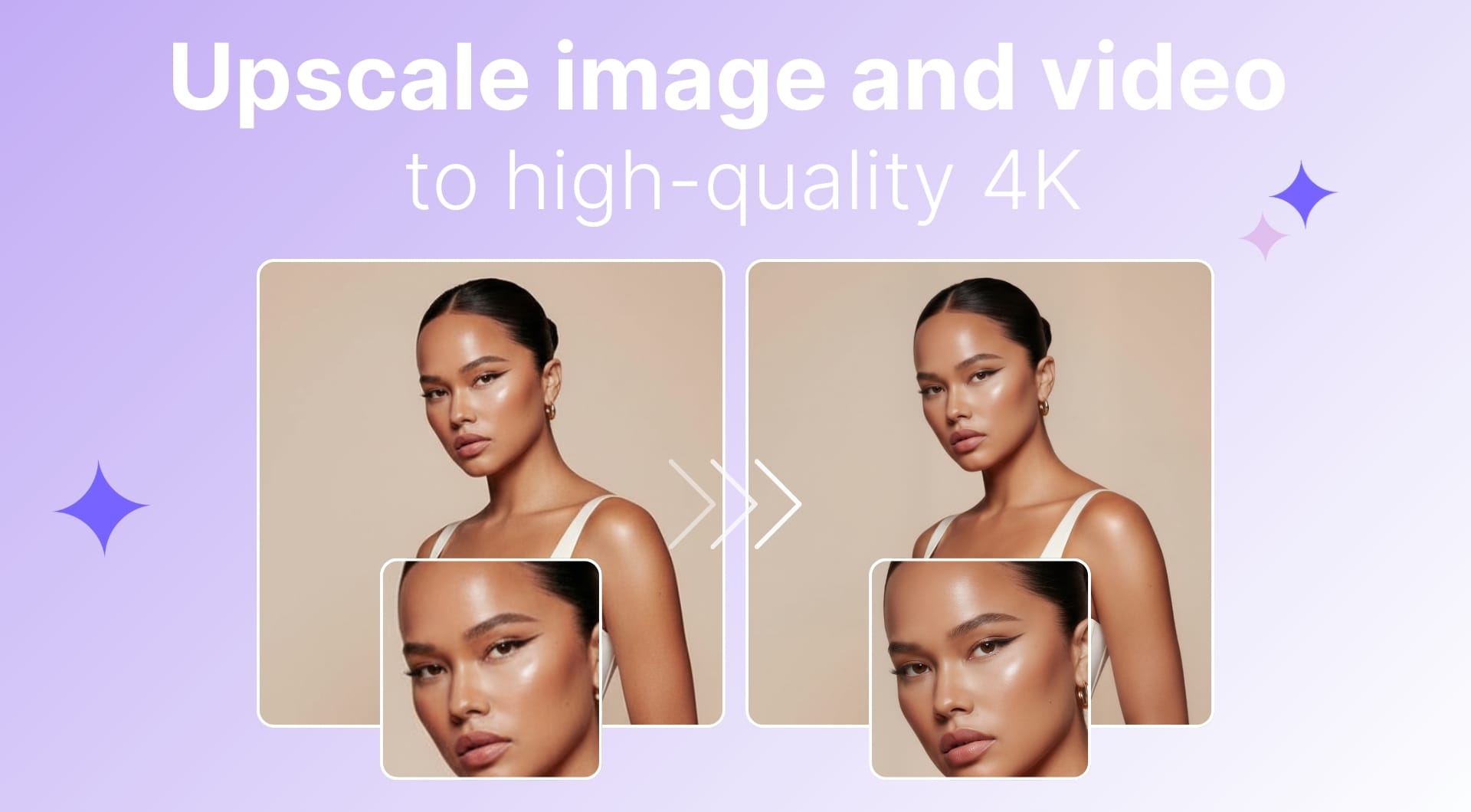 AI image and video upscaling to 4K in 1 workflow | LetsEnhance 2026
