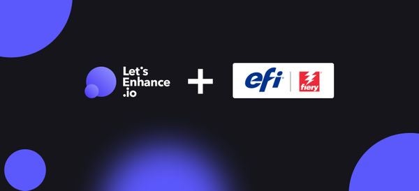 Let's Enhance partners with EFI to bring AI novelty to super-wide printing.