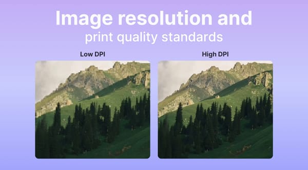 Image resolution and print quality standards: a sourced reference