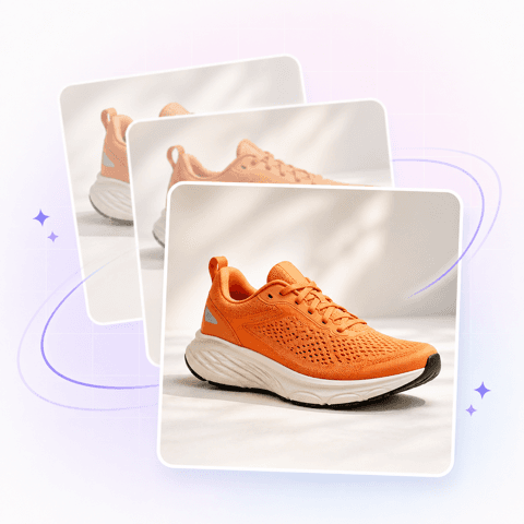 Product still turned into a motion video frame by the image-to-video API